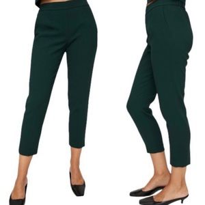 Aritzia Babaton Cohen Cropped Womens Dress Pants in Green Size 4
